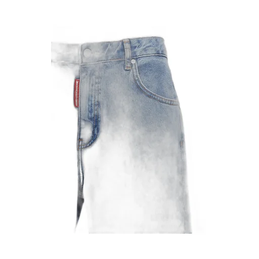 Moschino Jeans Logo Patch Wide-Leg Jeans