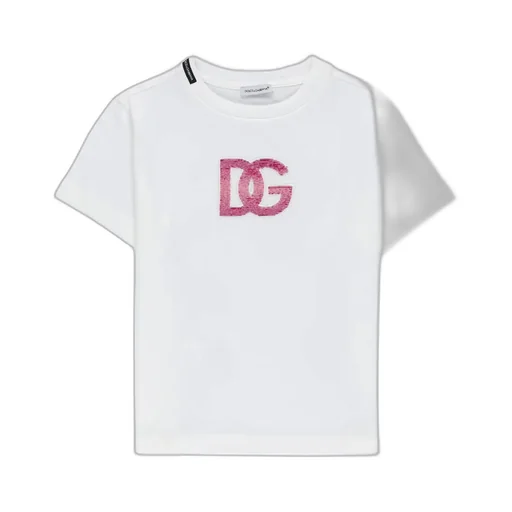 Dolce & Gabbana Kids Dg Logo Printed Jersey T-Shirt