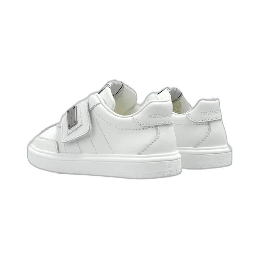 Dolce & Gabbana Kids Logo Plaque Touch-Strap Sneakers