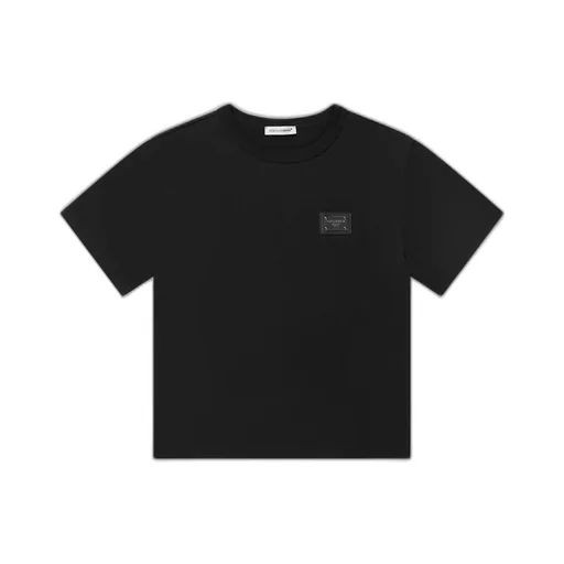 Dolce & Gabbana Kids Logo Tag Jersey T-Shirt
