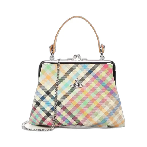 Vivienne Westwood Logo Plaque Top Handle Bag
