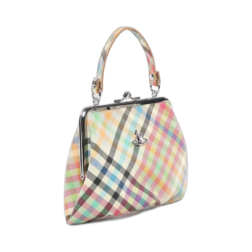 Vivienne Westwood Logo Plaque Top Handle Bag