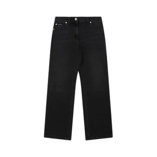 Dolce & Gabbana Kids Branded Tag 5-Pocket Denim Jeans