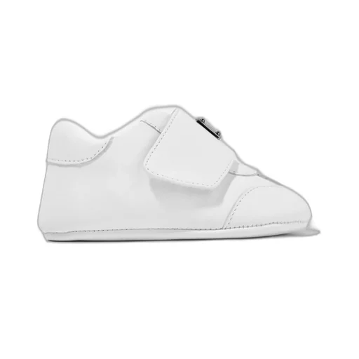 Dolce & Gabbana Kids Logo Plaque Round Toe Sneakers