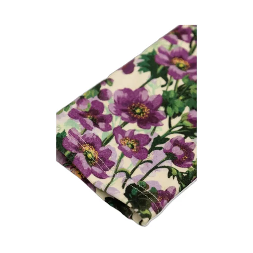 Dolce & Gabbana Kids Violets-Print Interlock Dress