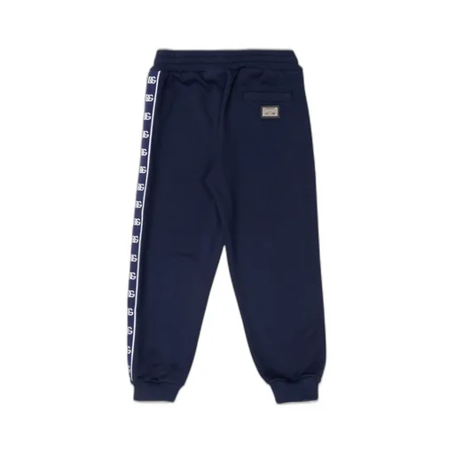 Dolce & Gabbana Kids Branded Side Band Jogging Pants