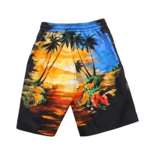 Dolce & Gabbana Kids Sunset Printed Drawstring Shorts