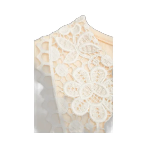 Dolce & Gabbana Kids Lace-Detailed Logo Detail T-Shirt