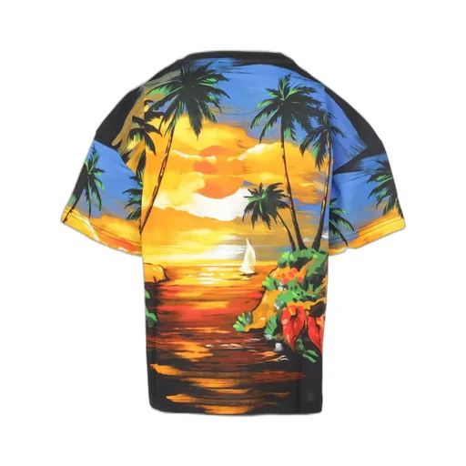 Dolce & Gabbana Kids Graphic Printed Crewneck T-Shirt