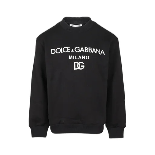 Dolce & Gabbana Kids Logo Embroidered Crewneck Sweatshirt