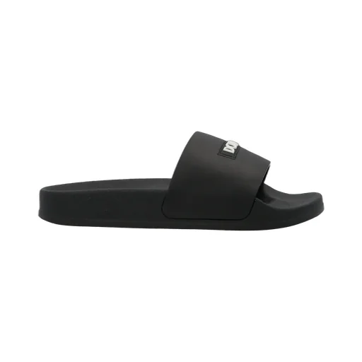 Dolce & Gabbana Kids Logo Embossed Slides