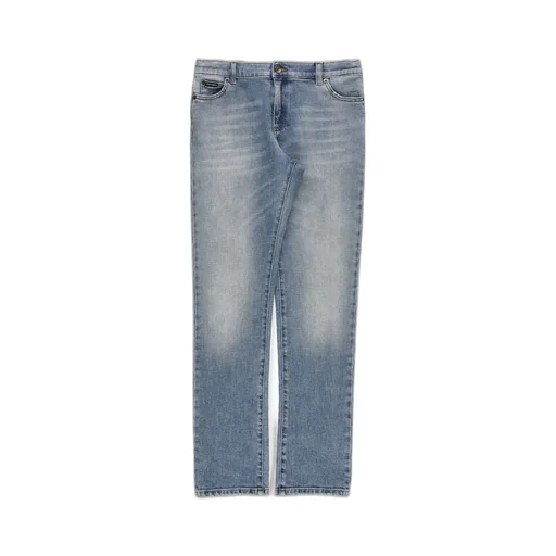 Dolce & Gabbana Kids Logo Printed Jeans