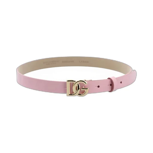 Dolce & Gabbana Kids Logo Plaque Buckled Belt