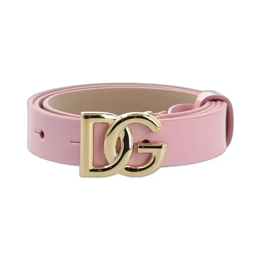Dolce & Gabbana Kids Logo Plaque Buckled Belt