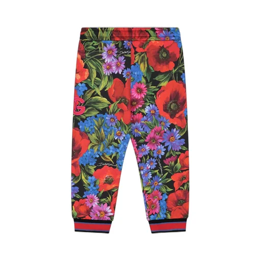 Dolce & Gabbana Kids Meadow Printed Drawstring Track Trousers