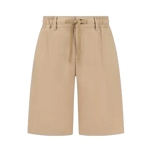 Dolce & Gabbana Kids Logo Patch Drawstring Shorts