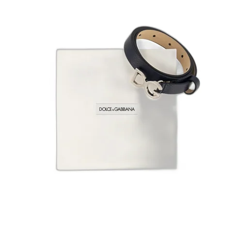 Dolce & Gabbana Kids Logo-Plaque Buckled Belt