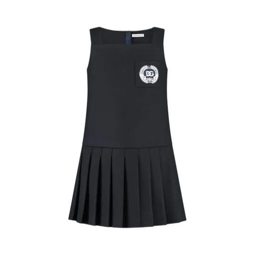 Dolce & Gabbana Kids Pleated Sleeveless Dress