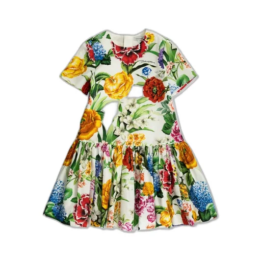 Dolce & Gabbana Kids Floral Printed Dress