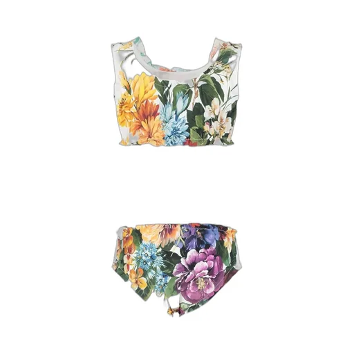 Dolce & Gabbana Kids Dolce & Gabbana Kids Flower-Print Bikini