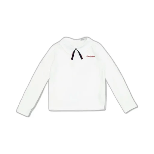 Dolce & Gabbana Kids Logo Embroidered Jersey T-Shirt
