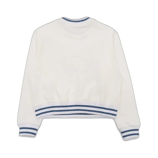 Dolce & Gabbana Kids Butterfly And Dg Logo Round-Neck Sweatshirt