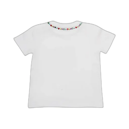 Dolce & Gabbana Kids Logo Studded Crewneck T-Shirt