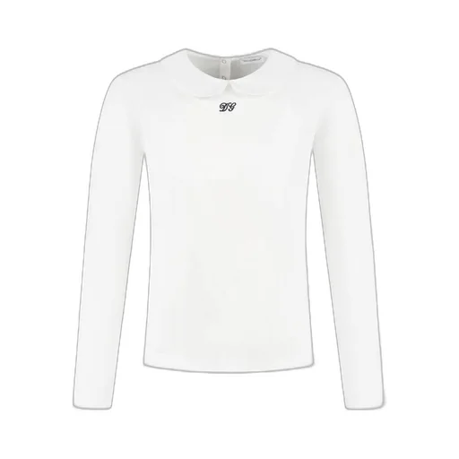 Dolce & Gabbana Kids Logo Embroidered Long-Sleeved T-Shirt
