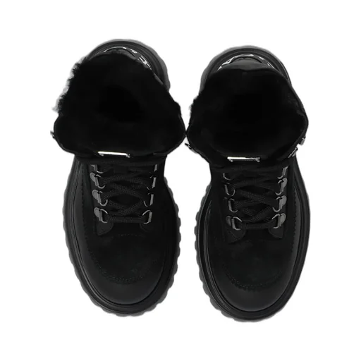 Dolce & Gabbana Kids Logo Printed Lace-Up Boots