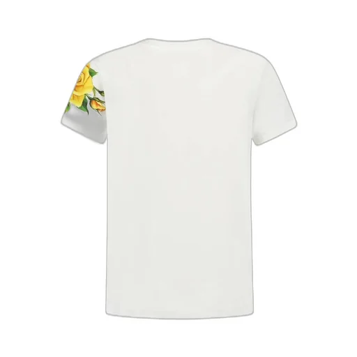 Dolce & Gabbana Kids Rose Printed Jersey T-Shirt