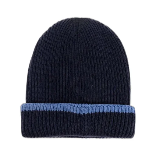 Dolce & Gabbana Kids Embroidered Patch Knitted Hat