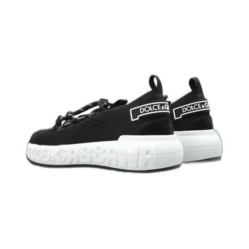 Dolce & Gabbana Kids Round-Toe Lace-Up Sneakers
