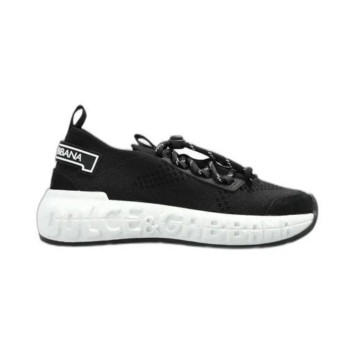 Dolce & Gabbana Kids Round-Toe Lace-Up Sneakers