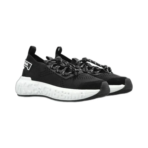 Dolce & Gabbana Kids Round-Toe Lace-Up Sneakers