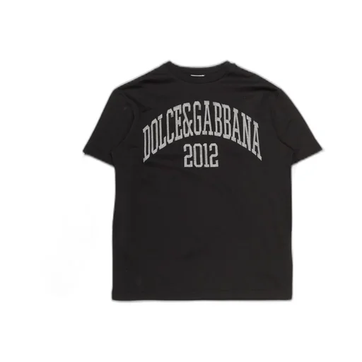 Dolce & Gabbana Kids Logo Embroidered Jersey T-Shirt