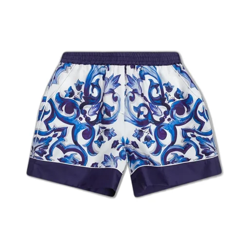 Dolce & Gabbana Kids Majolica Printed Shorts