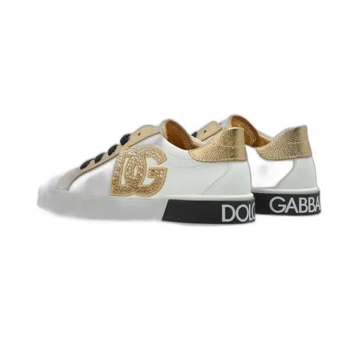 Dolce & Gabbana Kids Logo Embellished Sneakers