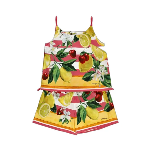 Dolce & Gabbana Kids All-Over Printed Short Set