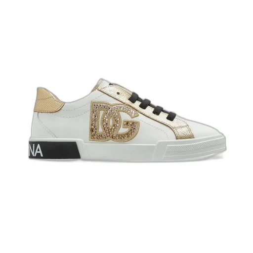 Dolce & Gabbana Kids Logo Embellished Sneakers