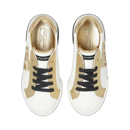 Dolce & Gabbana Kids Logo Embellished Sneakers