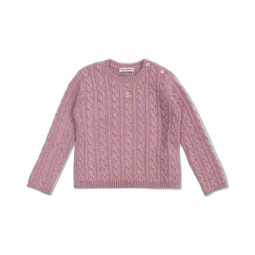 Dolce & Gabbana Kids Logo Embellished Jumper
