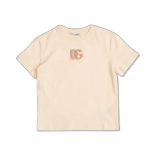 Dolce & Gabbana Kids Logo-Embroidered Crewneck T-Shirt