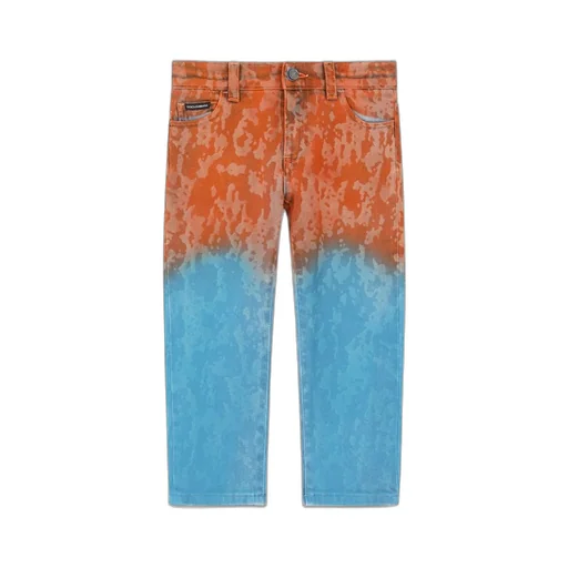 Dolce & Gabbana Kids Tie-Dyed Trousers