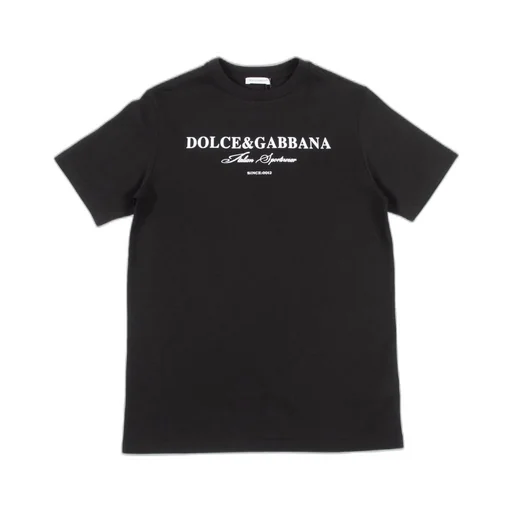 Dolce & Gabbana Kids Logo Print Short-Sleeved Jersey T-Shirt