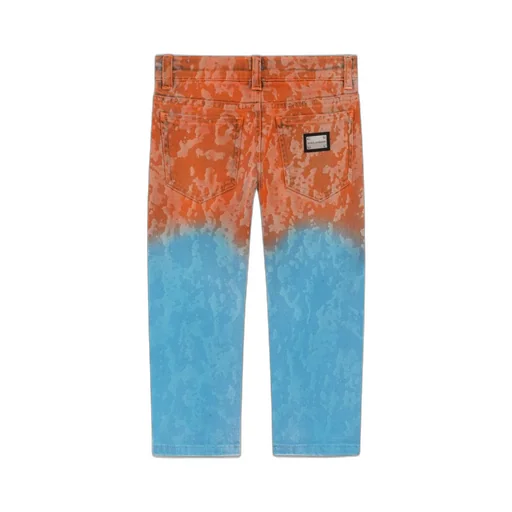 Dolce & Gabbana Kids Tie-Dyed Trousers