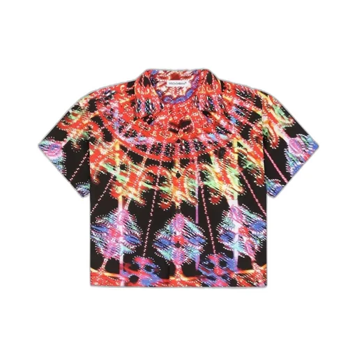 Dolce & Gabbana Kids Printed Short Sleeved Shirt
