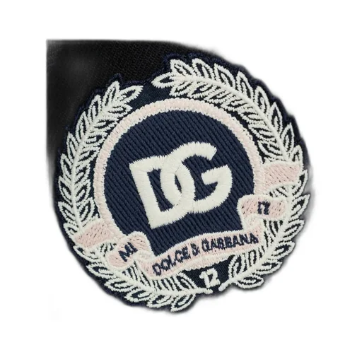 Dolce & Gabbana Kids V-Neck Logo Patch Blazer