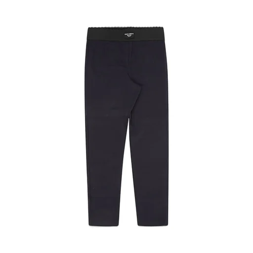 Dolce & Gabbana Kids Branded Tag Interlock Leggings