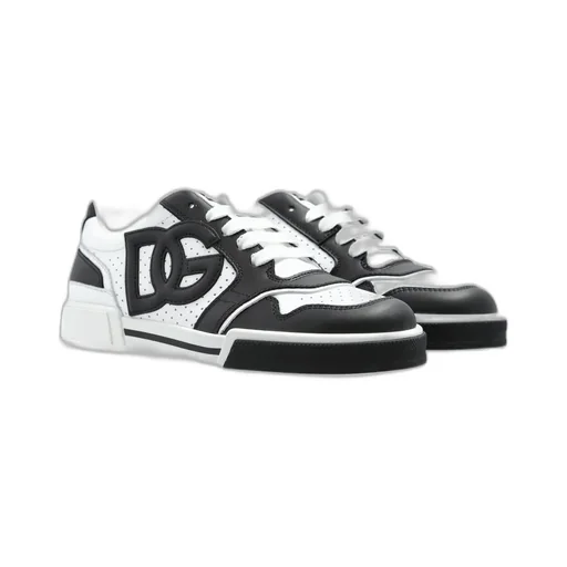 Dolce & Gabbana Kids Logo-Appliqué Lace-Up Sneakers