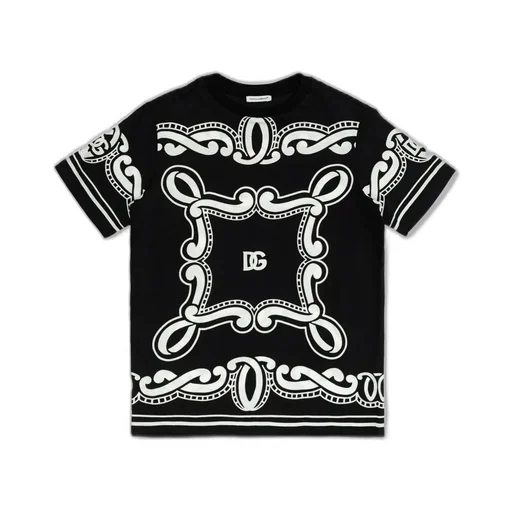 Dolce & Gabbana Kids Logo-Printed Crewneck T-Shirt